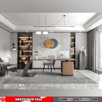 Office Room - Sketchup Models By Nguyen Thanh Hai