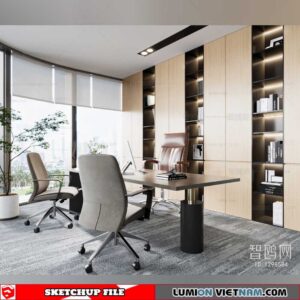 Office Room - Sketchup Models By Nguyen Thanh Hai