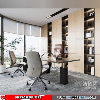 Office Room - Sketchup Models By Nguyen Thanh Hai