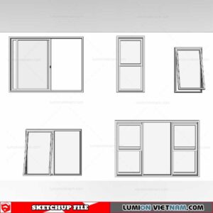 Windown - Sketchup Models By SU84