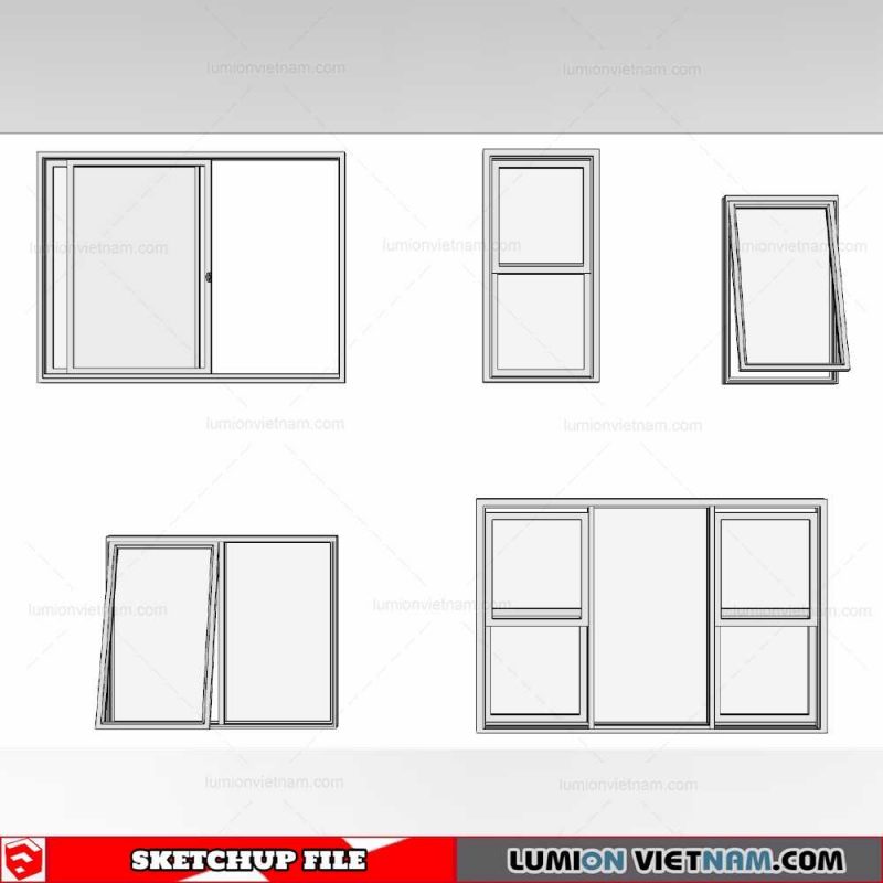Windown - Sketchup Models By SU84