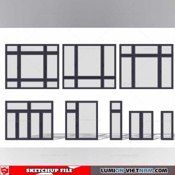 Windown - Sketchup Models By SU84