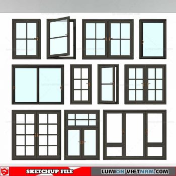 Windown - Sketchup Models By SU84
