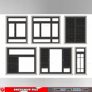 Windown - Sketchup Models By SU84