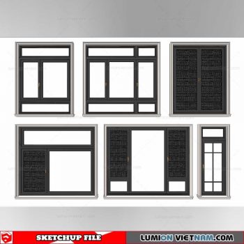 Windown - Sketchup Models By SU84