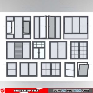 Windown - Sketchup Models By SU84