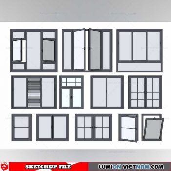 Windown - Sketchup Models By SU84