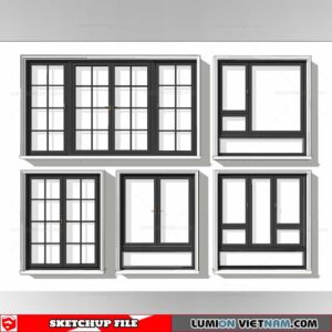 Windown - Sketchup Models By SU84