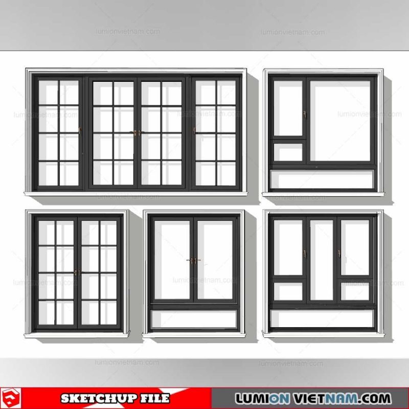 Windown - Sketchup Models By SU84