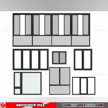 Windown - Sketchup Models By SU84
