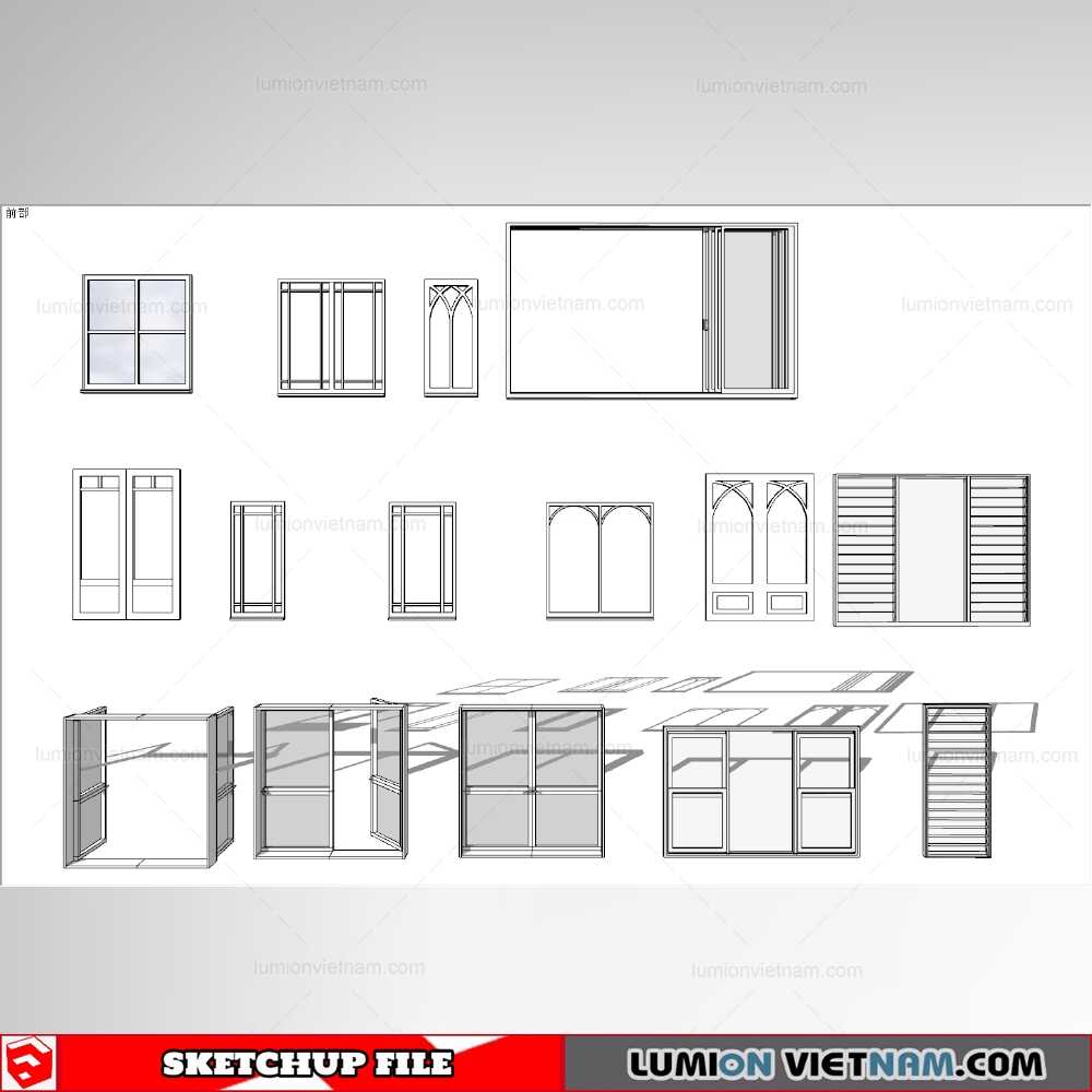 220717-Windown-(3)-Sketchup-Models