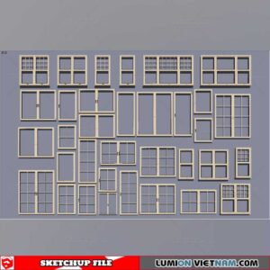 Windown - Sketchup Models By SU84