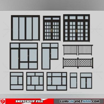 Windown - Sketchup Models By SU84