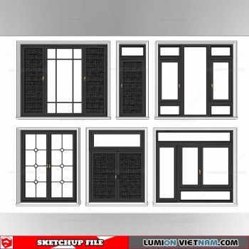 Windown - Sketchup Models By SU84