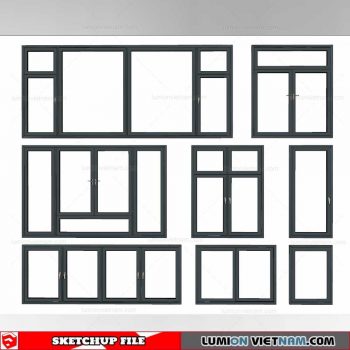 Windown - Sketchup Models By SU84