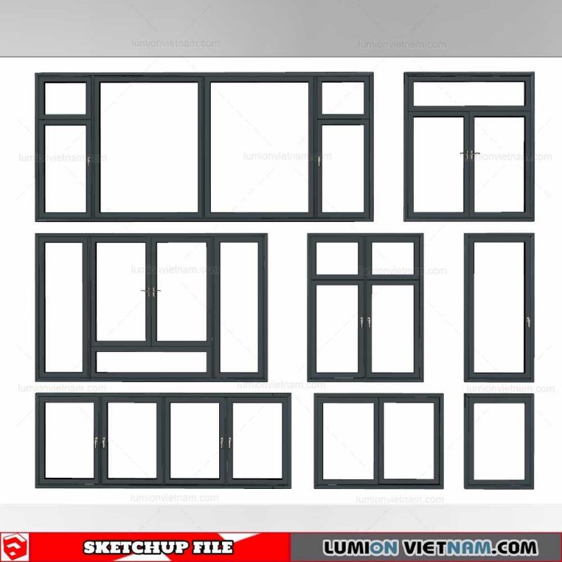 Windown - Sketchup Models By SU84