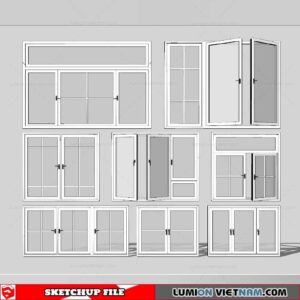 Windown - Sketchup Models By SU84