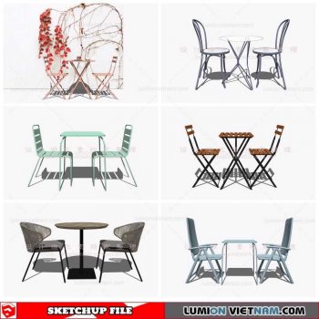 Outdoor Chair - Sketchup Models By Cuong Covua