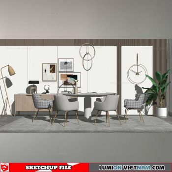 Dining Table - Sketchup Models By Su84