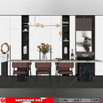 Dining Table - Sketchup Models By Su84