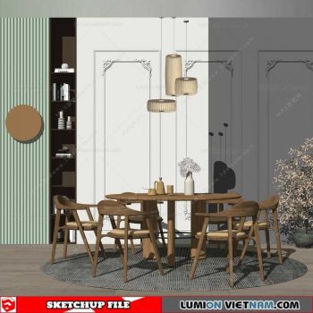 Dining Table - Sketchup Models By Su84