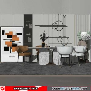 Dining Table - Sketchup Models By Su84