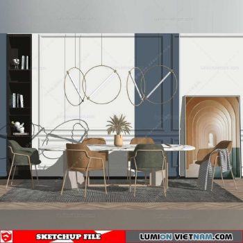 Dining Table - Sketchup Models By Su84