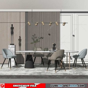 Dining Table - Sketchup Models By Su84