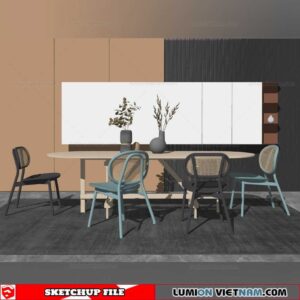 Dining Table - Sketchup Models By Su84