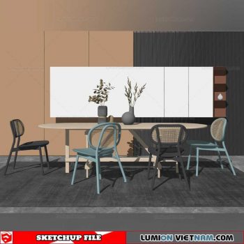 Dining Table - Sketchup Models By Su84