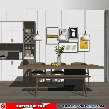 Dining Table - Sketchup Models By Su84