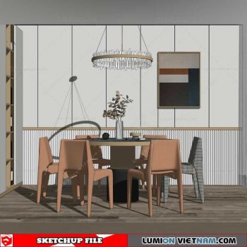 Dining Table - Sketchup Models By Su84