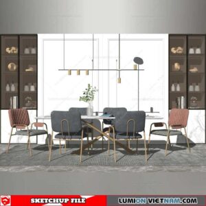 Dining Table - Sketchup Models By Su84