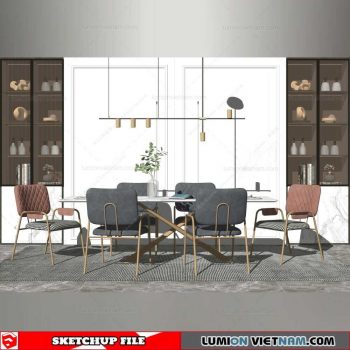 Dining Table - Sketchup Models By Su84