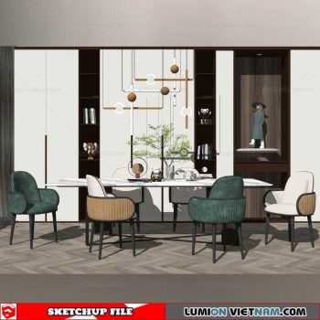 Dining Table - Sketchup Models By Su84