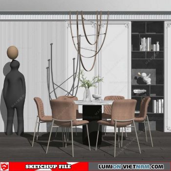 Dining Table - Sketchup Models By Su84