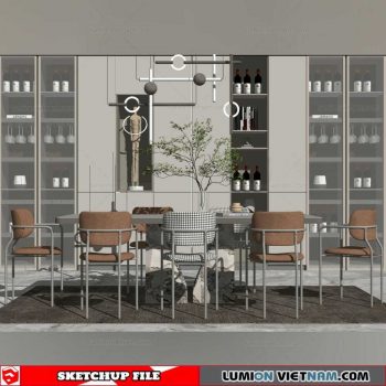 Dining Table - Sketchup Models By Su84