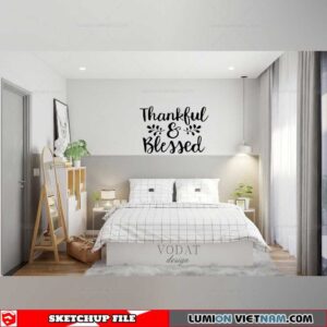 Bedroom - Sketchup Interior Scene By Vo Tien Dat