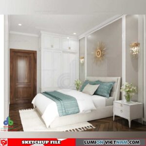 Bedroom - Sketchup Interior Scene By Huy Talica