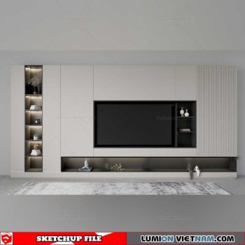 Wall Unit - Sketchup Models By Dinh Thanh