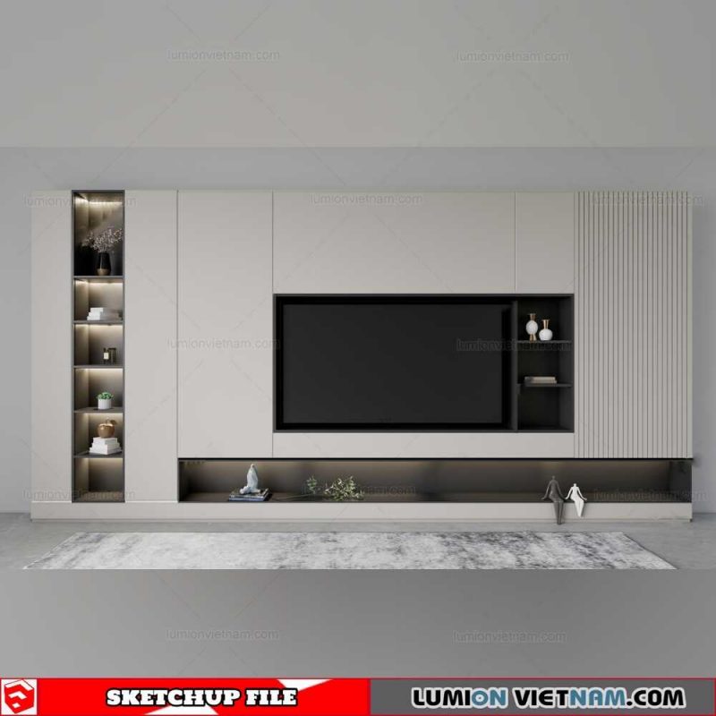 Wall Unit - Sketchup Models By Dinh Thanh