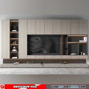 Wall Unit - Sketchup Models By Dinh Thanh