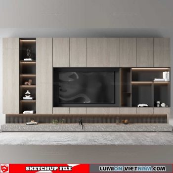 Wall Unit - Sketchup Models By Dinh Thanh