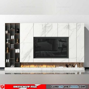 Wall Unit - Sketchup Models By Dinh Thanh