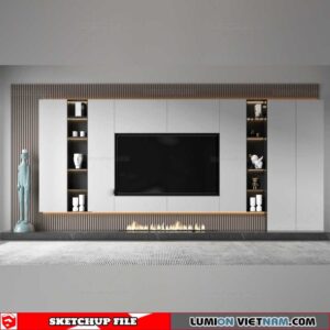 Wall Unit - Sketchup Models By Dinh Thanh