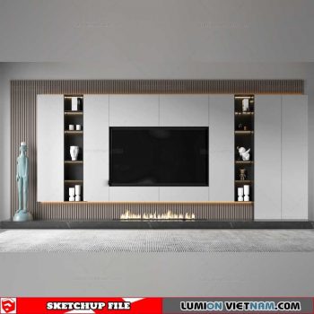 Wall Unit - Sketchup Models By Dinh Thanh