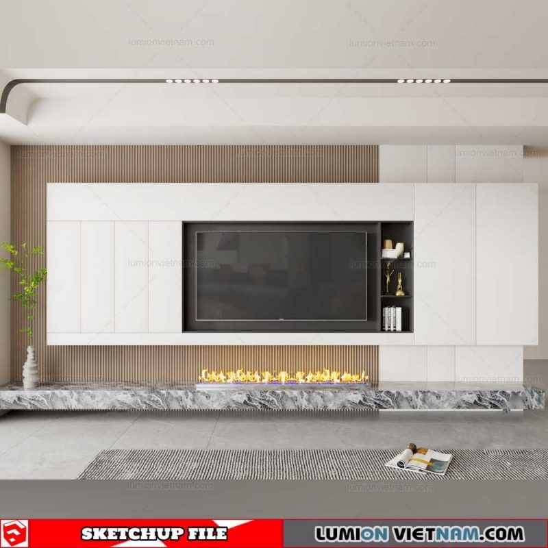 Wall Unit - Sketchup Models By Dinh Thanh