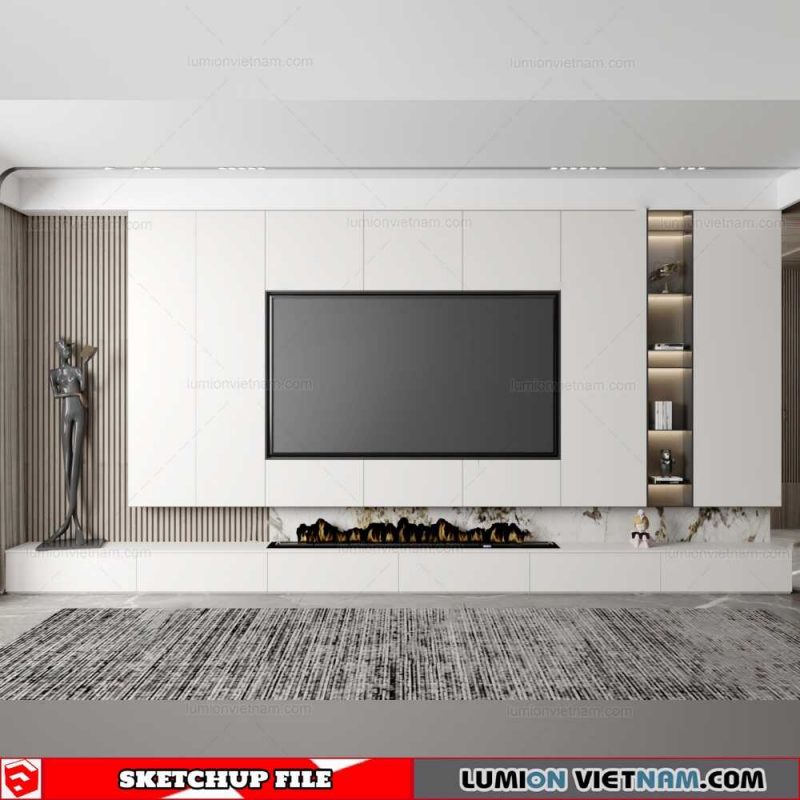 Wall Unit - Sketchup Models By Dinh Thanh