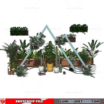 Plant Pots - Sketchup Models By SU84