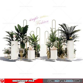 Plant Pots - Sketchup Models By SU84